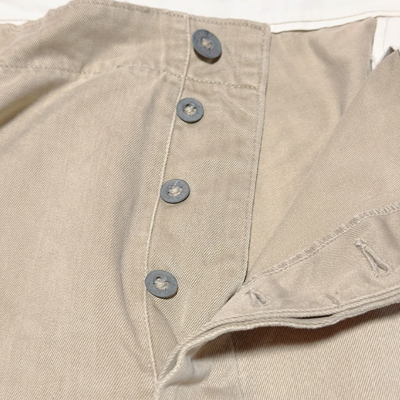 1940 41KHAKI ALL アルミARMY BUTTON