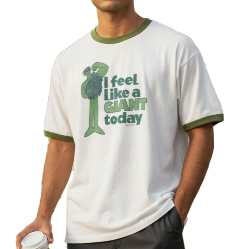 ABERCROMBIE & FITCH GREEN GIANT T-SHIRT