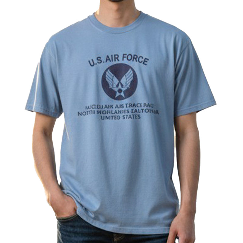 AIR FORCE AR TS サックス×紺 6oz X-LARGE