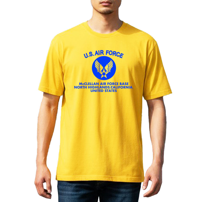 AIR FORCE AR TS イエロー×ブルー 4.5oz MEDIUM