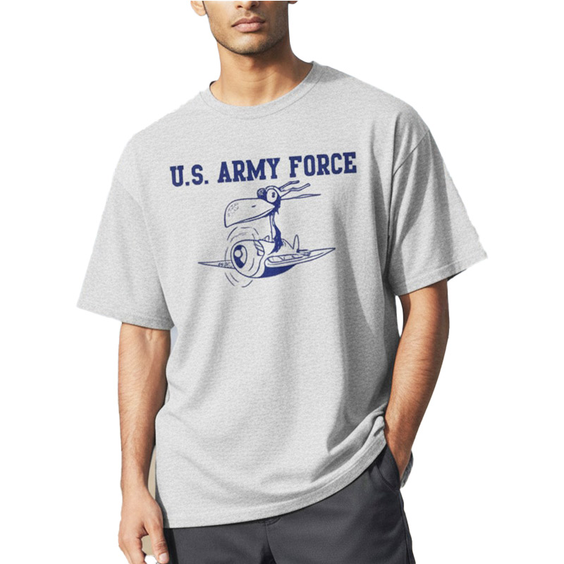 ARMY FORCE AR TS グレー×紺 6oz X-LARGE