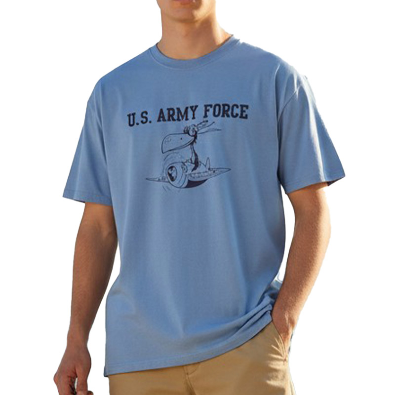 ARMY FORCE AR TS サックス×紺 6oz X-LARGE