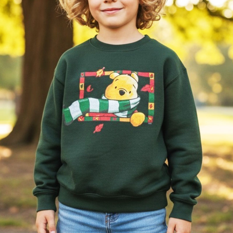 DISNEY くまのプーさん WINTER GREEN SWEAT