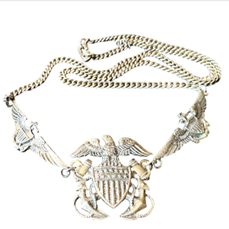 NAVY-ARMY-NAVY NECKRACE SILVER-925 /60cm