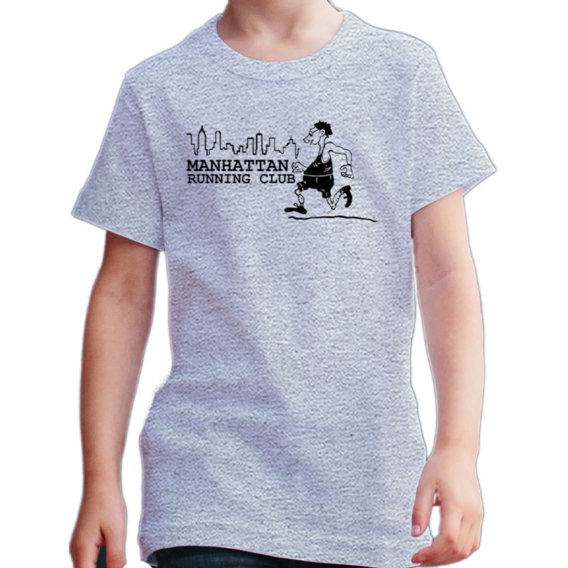 MANHATTAN RUNNING CLUB AR TSK グレー×黒 6oz YOUTH-M(150)