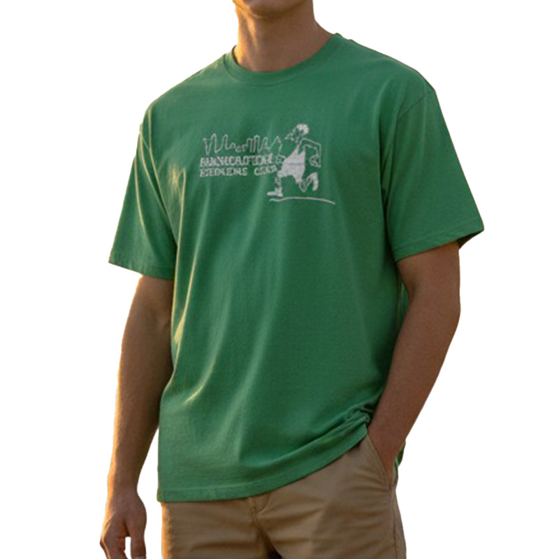 MANHATTAN RUNNING CLUB AR TS グリーン×白 6oz X-LARGE