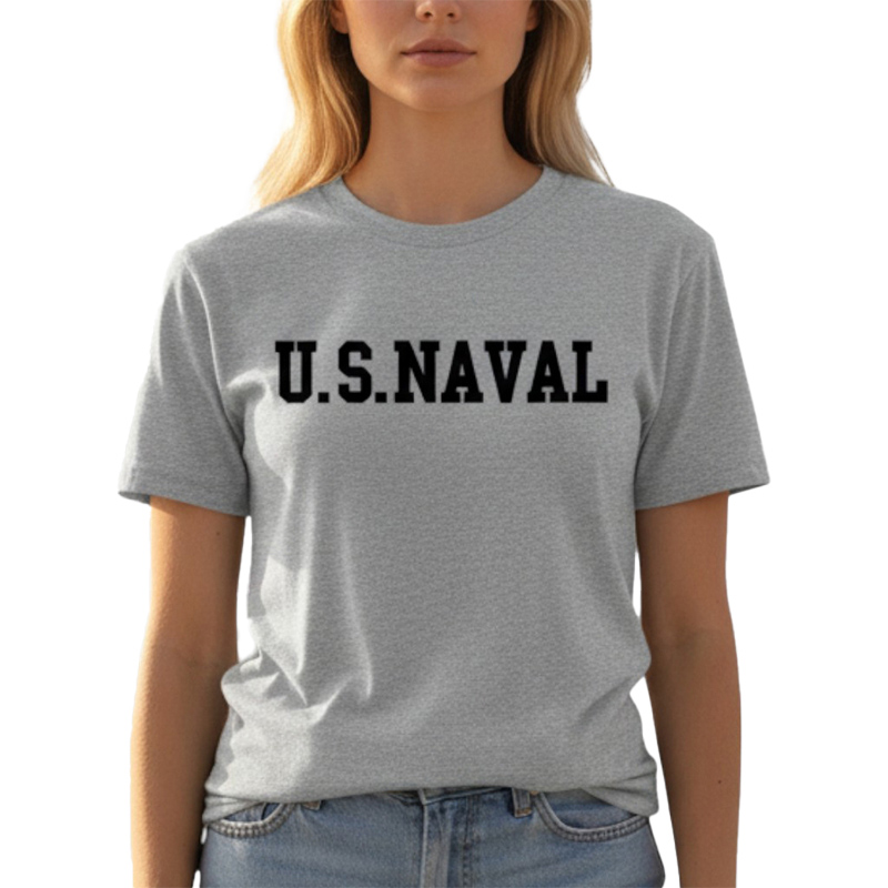 U.S.NAVAL R TS グレー×黒 6oz SMALL