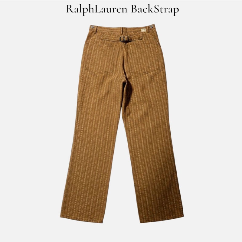 RALPH LAUREN バックストラップパンツ