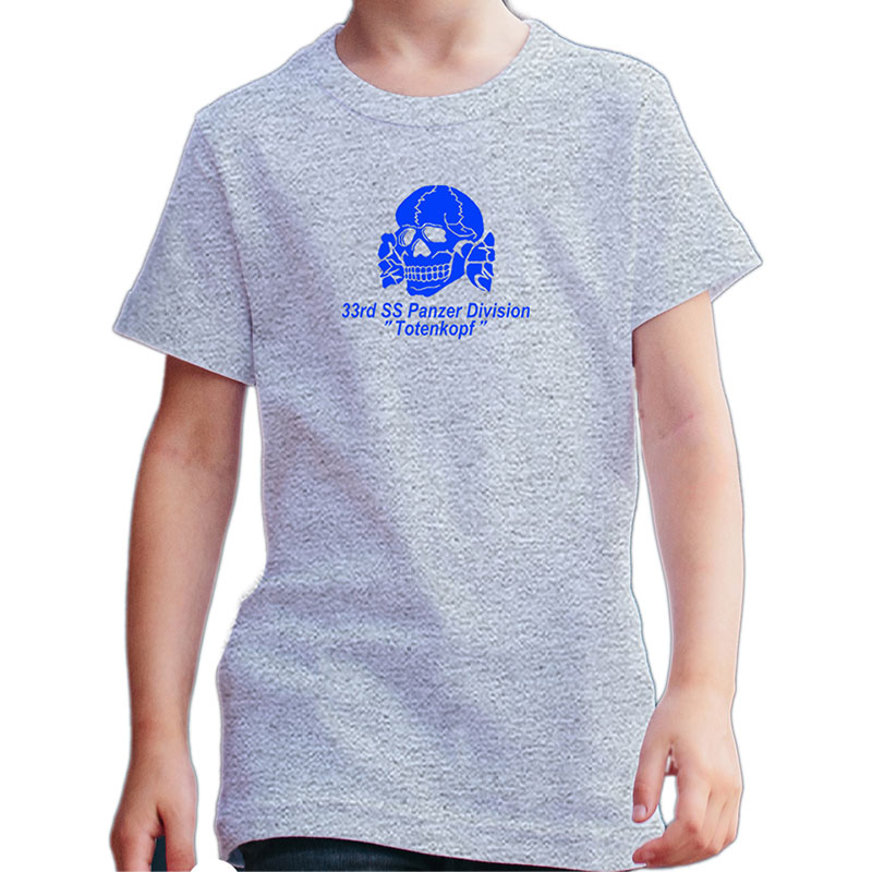TOTENKOPF VR TSK グレー×ブルー 6oz YOUTH-L(160)