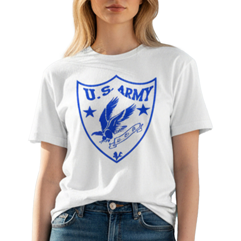 ARMY FORT SVC AR TS ホワイト×青 6oz S